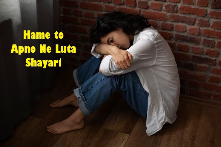 Hame to Apno Ne Luta Shayari
